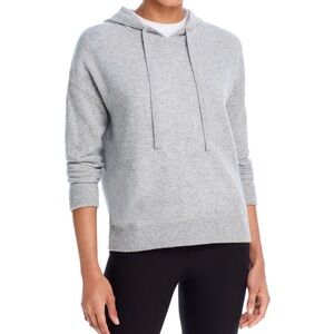 Gray Cashmere Hoodie